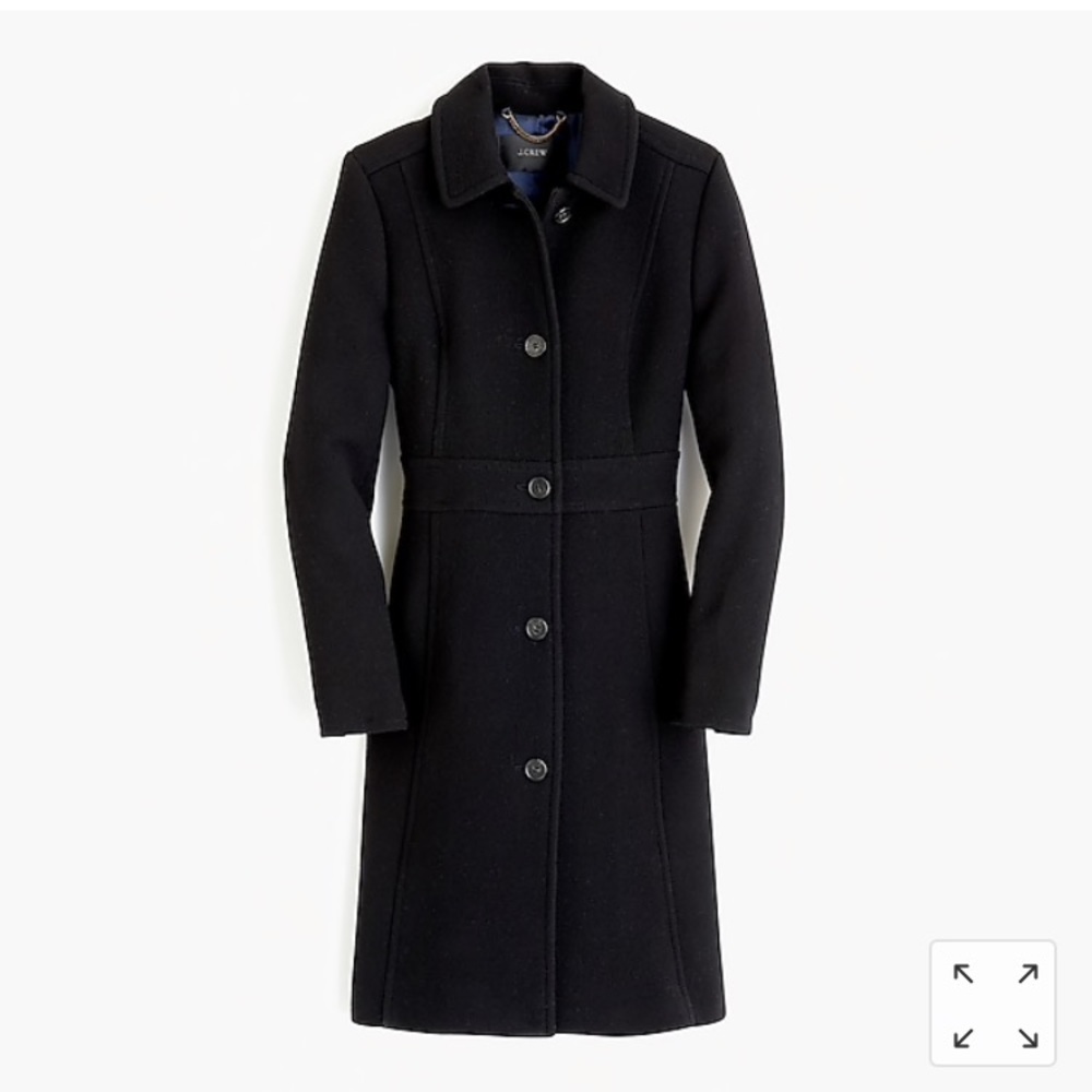 JCrew Double Cloth Lady Coat w/ Thinsulate